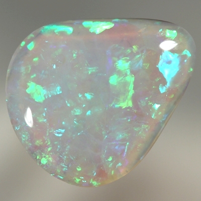 SOLID CRYSTAL OPAL Flag Harlequin pattern, bright, crisp fire